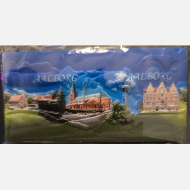 Aalborg 3D K�leskabsmagnet 