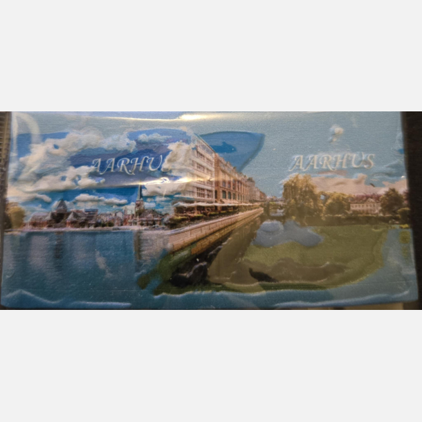 Aarhus 3D K�leskabsmagnet 